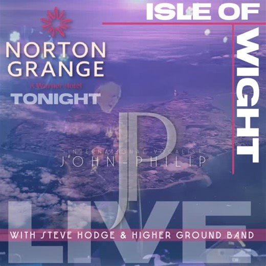 JOHN-PHILIP aka JP on Instagram: "I’m on the 📍 Isle of Wight ready for showtime tonight. So nice to be back here again kickin it with @stevehodgemusic and “Higher Ground “. It’s going to be a great night of music 🎶 🎤 💥 See you at showtime!! JP @istagegroup @warnerhotels #soloist #headlineact #isleofwight #mywarnerstay #band"