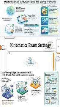 Apply differentiation and integration to kinematics problems - Additional Mathematics 0606 IGCSE A