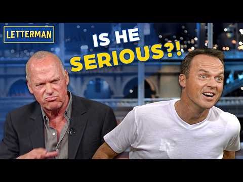 Was Michael Keaton Being Serious or Was This All a Prank? | David Letterman
