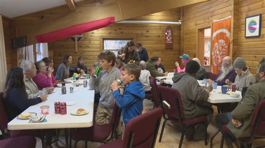 Attendance surges at Dawson City's weekly community dinner as food insecurity rises