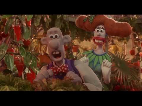 Wallace Celebrates His “Success” with a Lady | Wallace & Gromit: The Curse of the Were-Rabbit (2005)