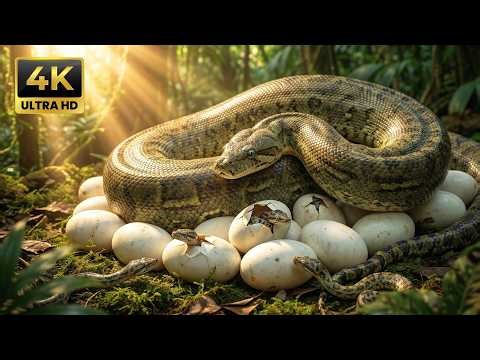 Snake Birth: Watch 40 Baby Pythons Hatch and Enter the Wild | Snake | wildlife | animals