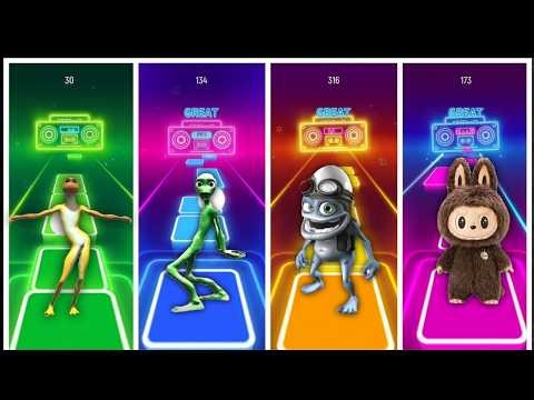 Tiles Hop Battle 🎮 Alien Dance vs Crazy Frog vs Patila vs Labubu