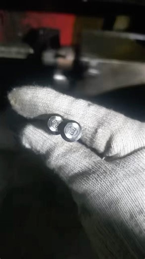 Long Hex Bolt Forming 🔩 | Powerful Metal Stamping ASMR #Shorts #machine