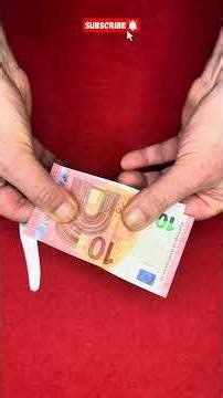 HOW TO PIERCE AND RESTORE BILL 🪄 MAGIC TRICK TUTORIAL #tricks #magic #magictricks