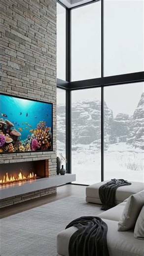 A rare winter miracle in the heart of the desert. 🌵❄️ #cozyhome #wintervibes #architecture