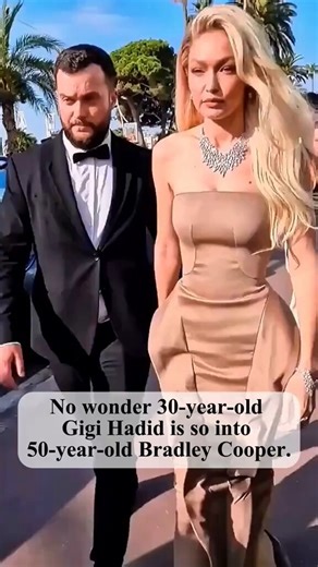 No wonder 30-year-oldGigi Hadid is so into50-year-old Bradley Cooper.
