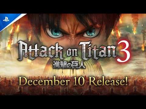 Attack on Titan 3 - Gameplay Reveal Trailer | PS5 Games