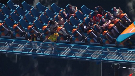 Six Flags shuts down roller coasters after a man fell out of a ride