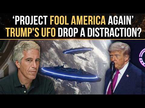 UFO Files Release Or Epstein Distraction? Trump TPUSA Promise Triggers Outrage | WATCH