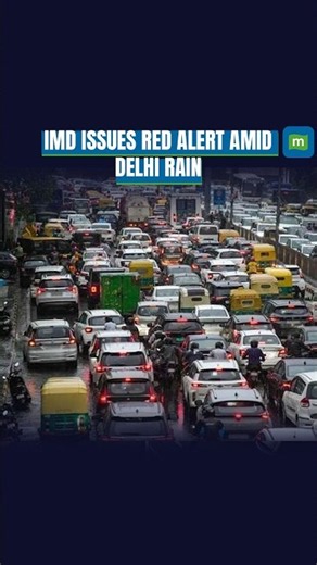 Delhi Rains: Red Alert Issued as Heavy Downpour Triggers Waterlogging, And Traffic Chaos