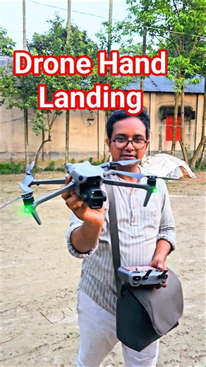 Drone Hand Landing 😱 Perfect Catch! #shorts