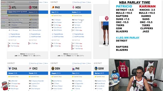 - SUNS comeback vs OKC - Lakers 12-0 in clutch games - 8 games parlay - NBA Parlay Time | Ligong PULA Podcast by Patricio