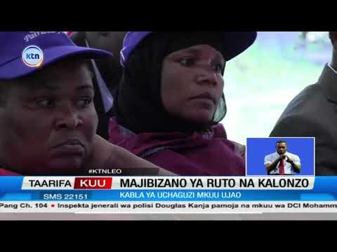 Rais Ruto na Kalonzo waonekana kupimana nguvu