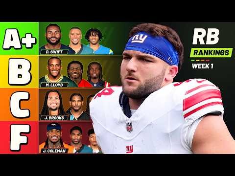 Ranking Every Week 1 RB as a Start or Sit