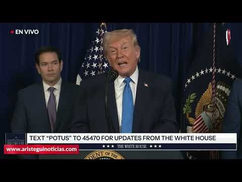 Dirigiremos Venezuela hasta que llegue una transición adecuada: Trump