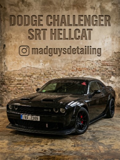700 HP Hellcat Looking MENACING in the Rain! - Dodge Challenger SRT Hellcat By [IG]madguysdetailing - Prague Car Festival 2025 #hellcat #dodgechallenger #srthellcat #musclecar #carsoftiktok