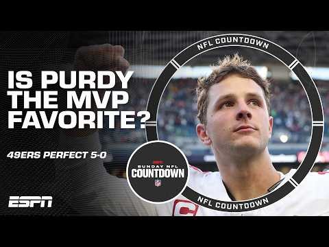 Is Brock Purdy the MVP favorite? 👀 | Monday Night Countdown