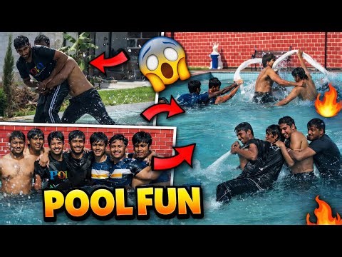 Crazy Pool Party with Friends 😎 | Full Masti & Fight in Water 💥