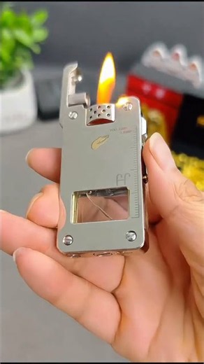 Premium Ruler Design Windproof Metal Lighter ( # 2133 ) 1️⃣ Product Link in Bio