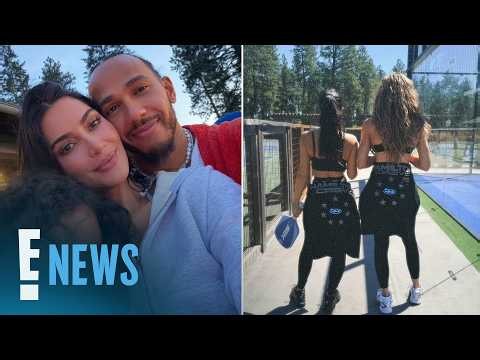 Kim Kardashian's Boyfriend Lewis Hamilton Spends Time With Her Kids | E! News