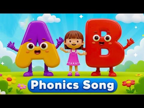 🍎 A A Apple | ABC Phonics Song with Cute Cartoon Animation | A is for Apple | ABC SONG'S