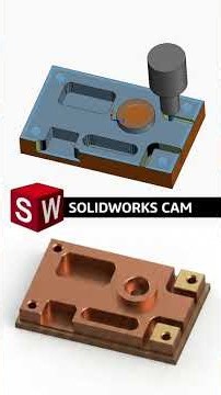 SolidWorks CAM: Precision CNC Milling Programming & Toolpath Simulation #SolidWorks #SolidWorksCAM