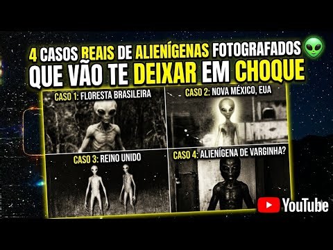 “4 Casos REAIS de Alienígenas Fotografados Que Vão Te Deixar em Choque 👽📸”