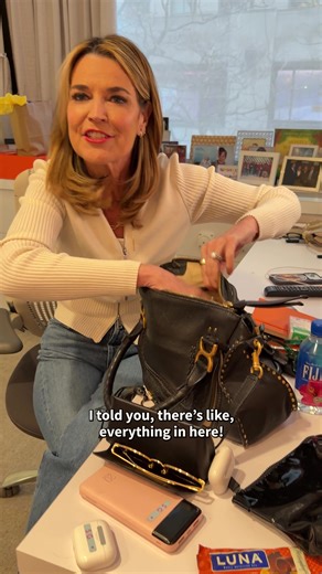 What's in Savannah Guthrie's Bag? Discover Her Chargers!