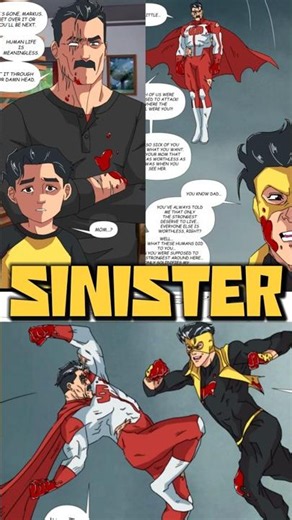 Origin Story of Sinister mark | Invincible Season 4 #invincible #comics