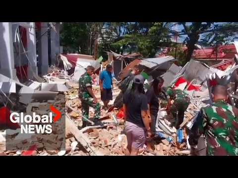 7.4 magnitude earthquake damages buildings, triggers tsunami waves in Indonesia