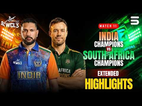 Full Match Highlights | India Champions vs South Africa Champions | Match 11 | WCL 2026 | M9O1H