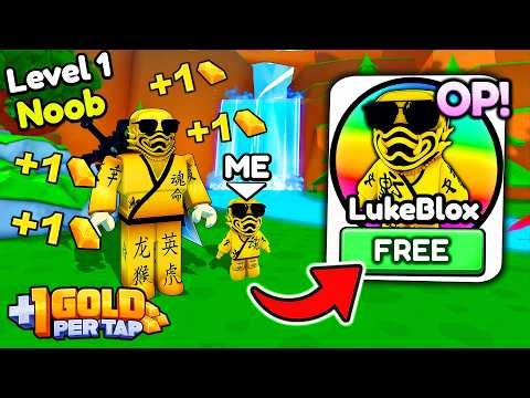 Starting Over as NOOB with LUKEBLOX PET in +1 Gold Per Tap
