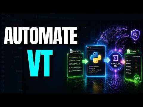 Python API Tutorial | Automate VirusTotal Hash Lookup (Step-by-Step)