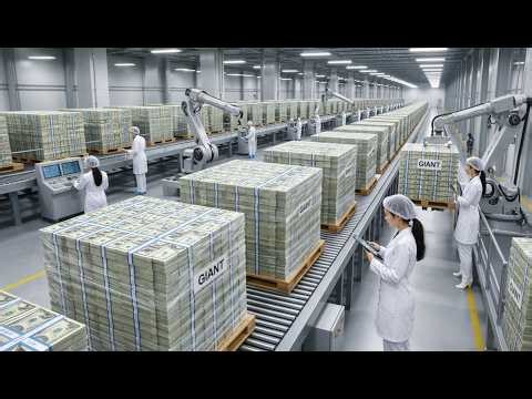How It's Made: Turning Paper into $1,000,000,000 in $100 Bills