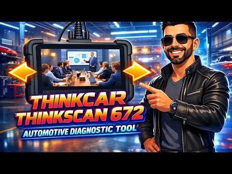 Thinkcar Thinkscan 672 Automotive Diagnostic Tool, All System OBD2 Scanner, 28 Resets, Free Updates
