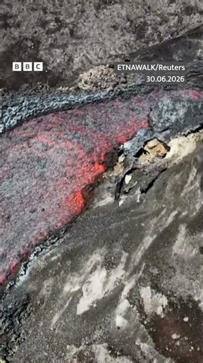 Volcano Mount Etna: યુરોપના સૌથી મોટા જ્વાળામુખીમાંથી લાવાનો વિસ્ફોટ