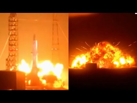 Jeff Bezos’ Blue Origin rocket explodes in enormous fireball