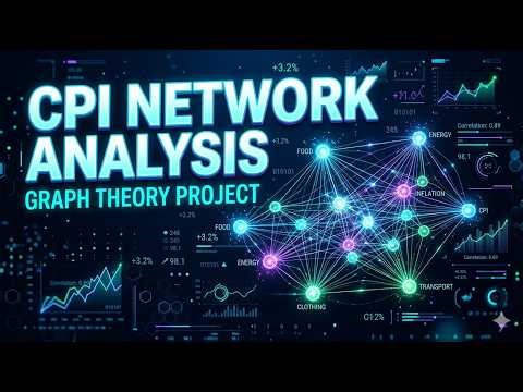 Consumer Price Index (CPI) Network Analysis using Python & Graph Theory
