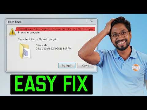 File Is Open in Another Program Error Fix 🔥 Windows Folder Access Denied Solution