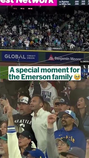 Colt Emerson’s family reacting to his first home run is everything ❤️