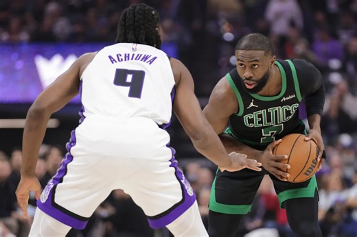 Brown scores 29 points and Celtics pull away in 4th quarter for 120-106 win over Kings