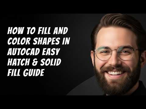 How to Fill and Color Shapes in AutoCAD Easy Hatch & Solid Fill Guide