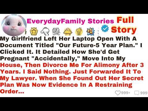 My Girlfriend Left Her Laptop Open With A Document Titled "Our Future—5 Year Plan." //Reddit Stories