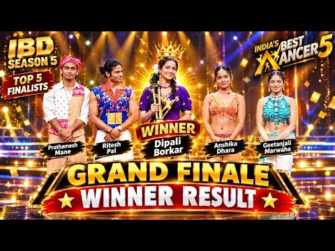 India's Best Dancer Season 5 Grand Finale | Finale Episode Results Winner 2026? Grand Finale🏆Trophy