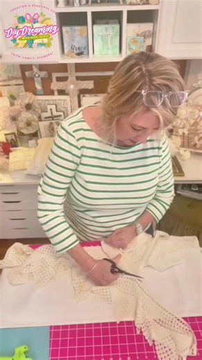 A little lace and a few doilies can completely transform a plain table runner—adding instant class and character to your home. ✨Follow along so you don’t miss any of my fun tutorials, and comment YOUTUBE to get the link to my channel! 🎥 #DIYTableRunner #VintageStyleDecor #LaceAndDoilies #ShabbyChicDIY #CraftyHome #DIYDecorIdeas #DIYDreaming #CraftTutorial | DiyDreaming