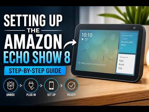 Amazon Echo Show 8 Setup Guide: Step-by-Step for Beginners