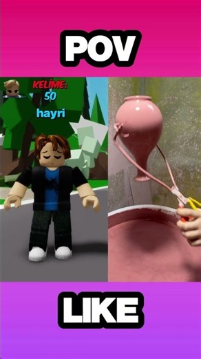 Roblox'ta 1 Milyon Kelime Hakkım Vardı Ama.. 🎲 #shorts