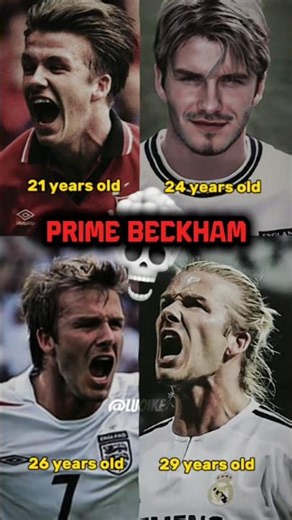 David Beckham in his PRIME🔥 #football #beckham #england #manchesterunited #worldcup #legend
