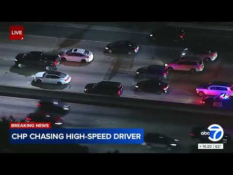 FULL CHASE: Driver in SUV leads authorities on high-speed chase across LA